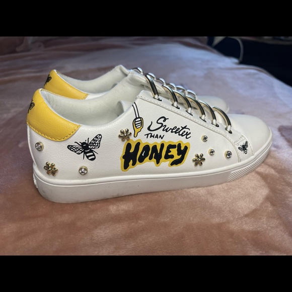 ALDO “SWEETHONEY” WOMEN SNEAKERS White 6.5 - Picture 4 of 5